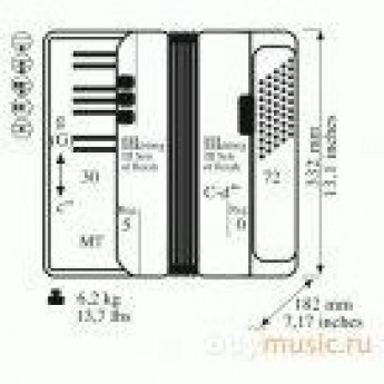 Аккордеон и баян WELTMEISTER Juwel WHITE 07704